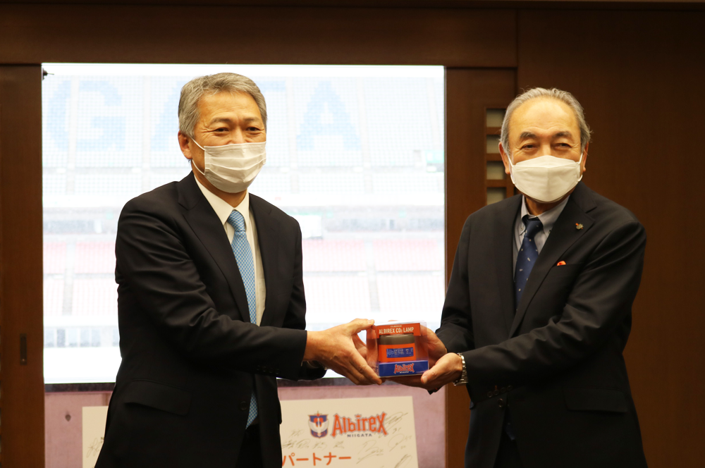 アルビレックス新潟緊急支援提供