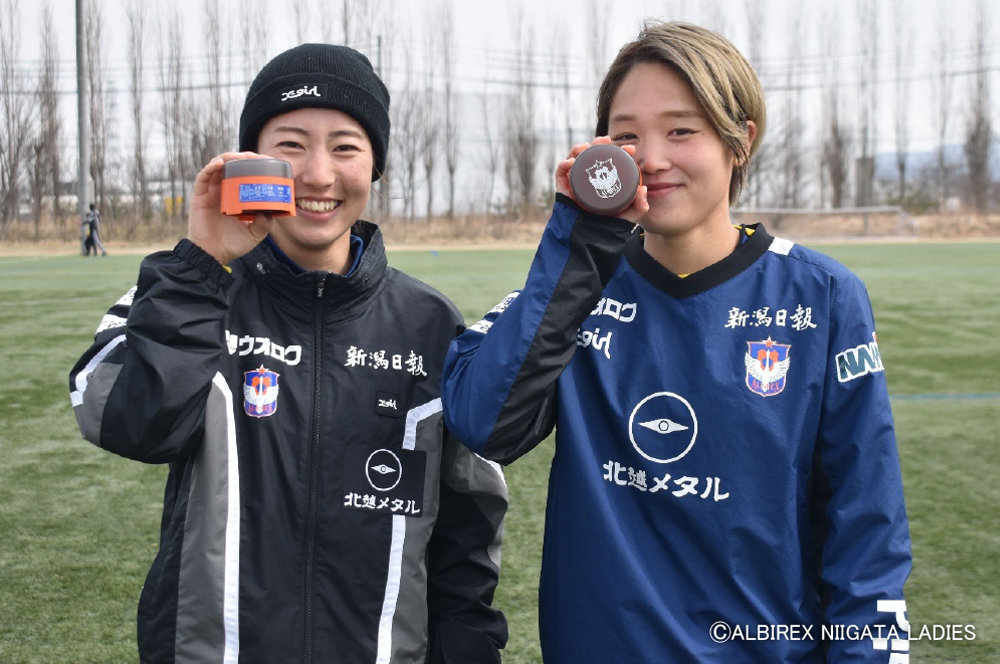 写真：左から千野七海選手・三浦紗津紀選手