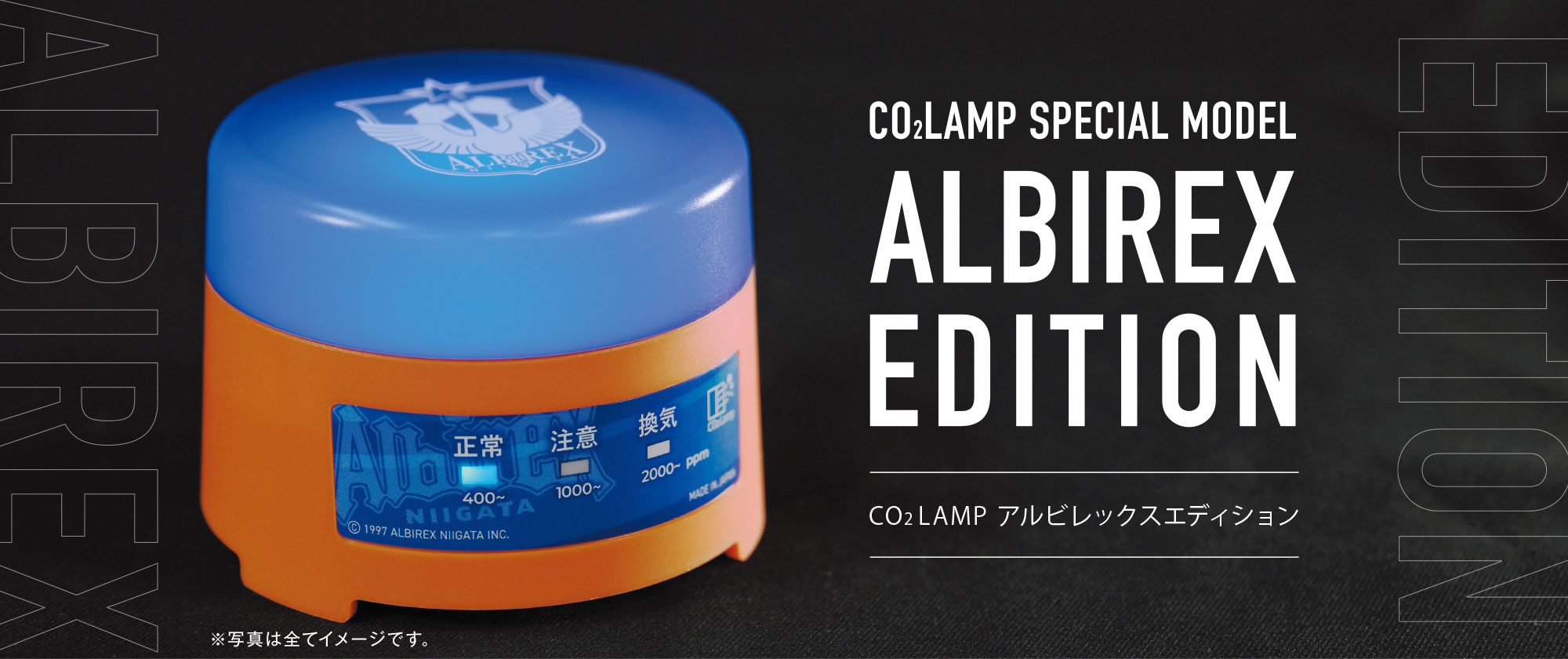 アルビレックス新潟コラボバージョンのデザイン